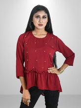 Stylish Maroon Top