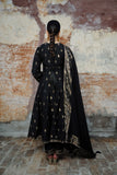 (COD) Black Anarkali 3 piece Suit set-