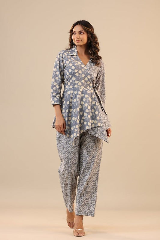 Kaira Blue Jaipur Printed Co-Ord Set